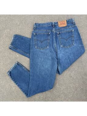 Vintage 90’s Levi's 512 Slim Fit Tapered Leg Mom Blue Jeans Stone Washed 14 Reg